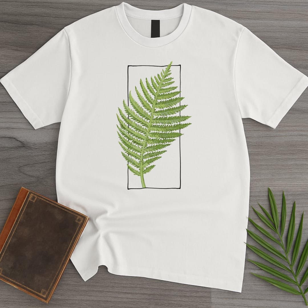 T-Shirt White / S Mesozoic Fern Frame T-Shirt