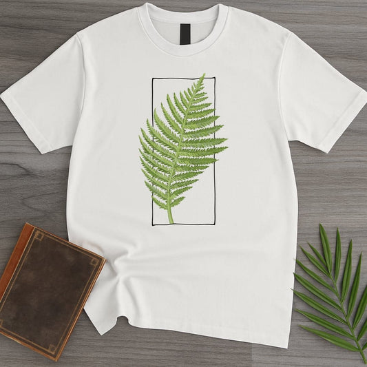 T-Shirt White / S Mesozoic Fern Frame T-Shirt