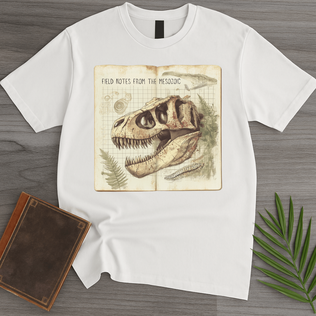 T-Shirt White / S Mesozoic Fieldnotes T-Shirt