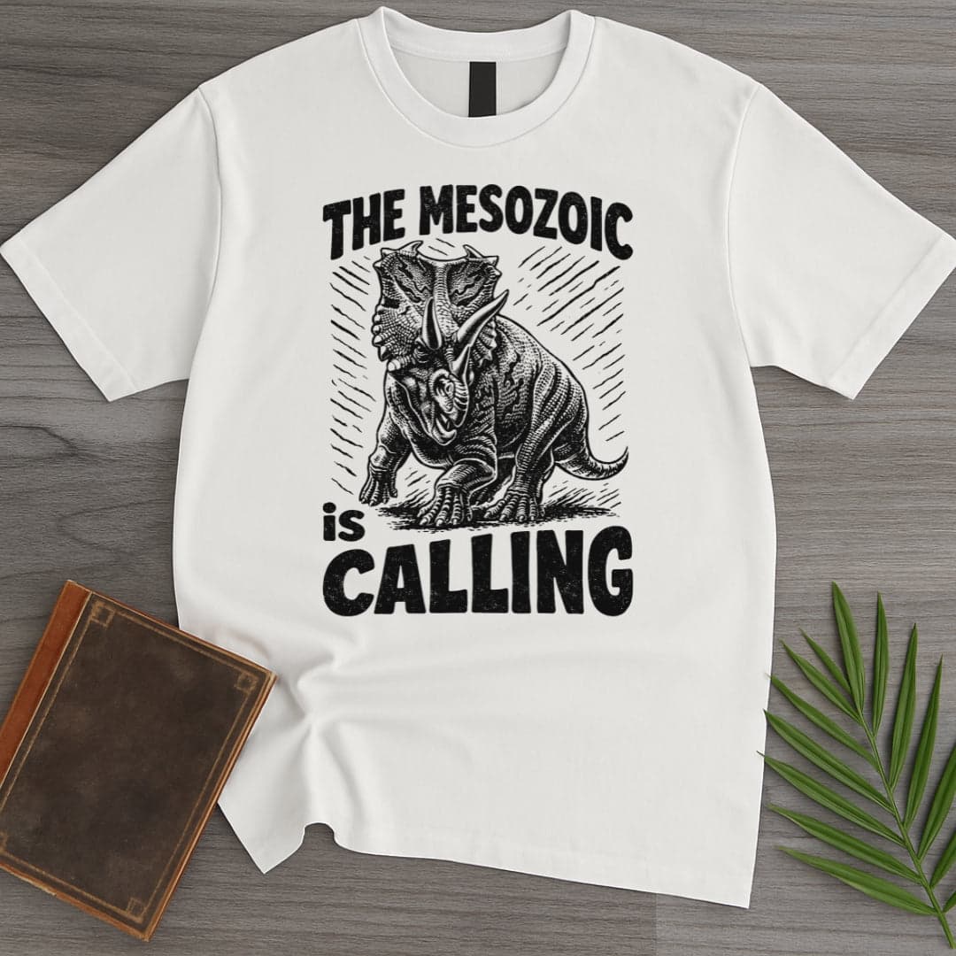 T-Shirt White / S Mesozoic is Calling T-Shirt