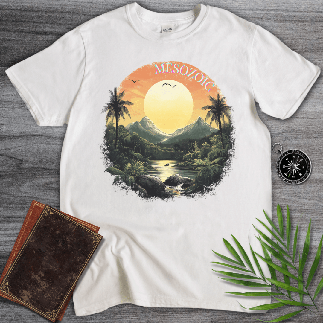 T-Shirt White / S Mesozoic: Landscape at Dawn T-Shirt