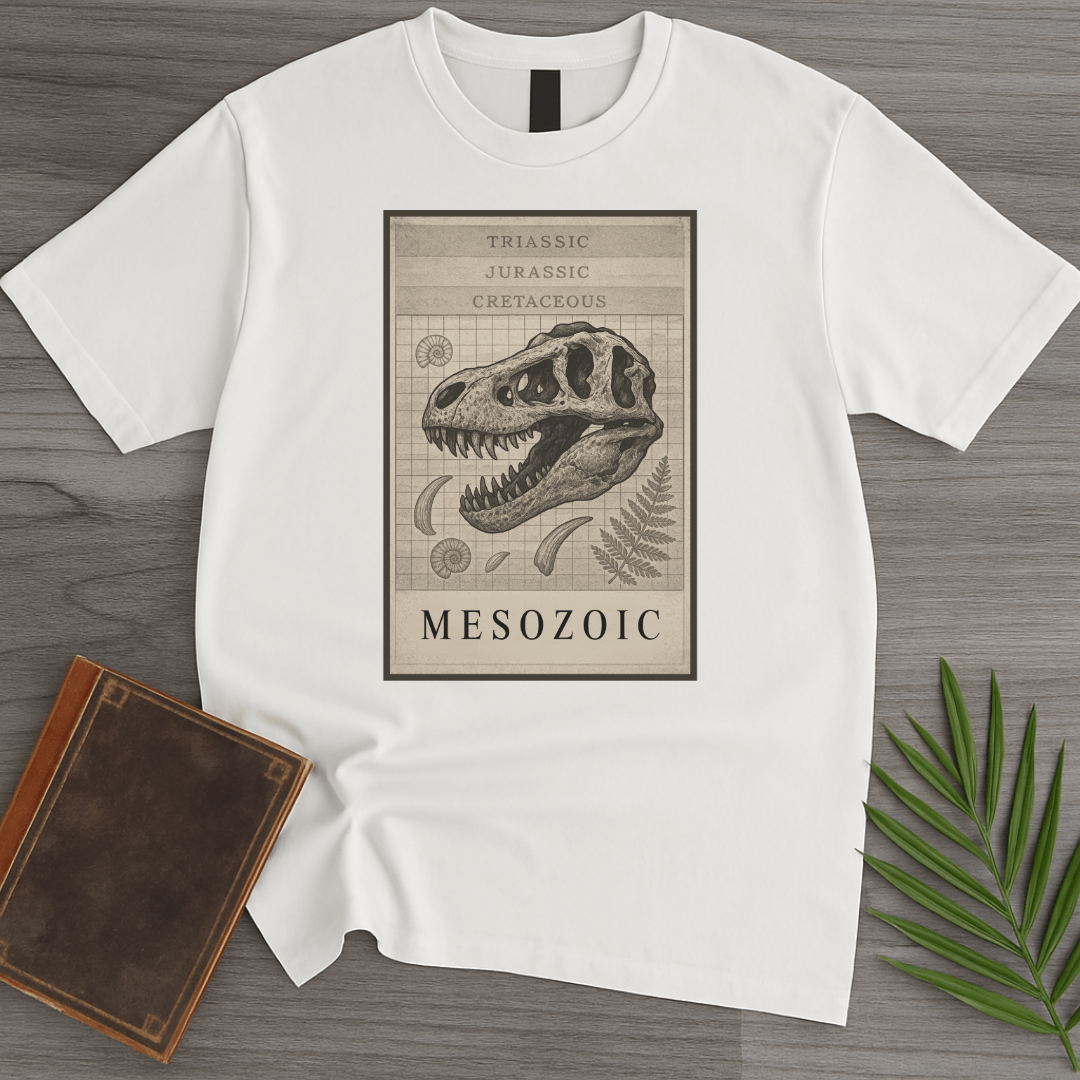 T-Shirt White / S Mesozoic Skull Study T-Shirt