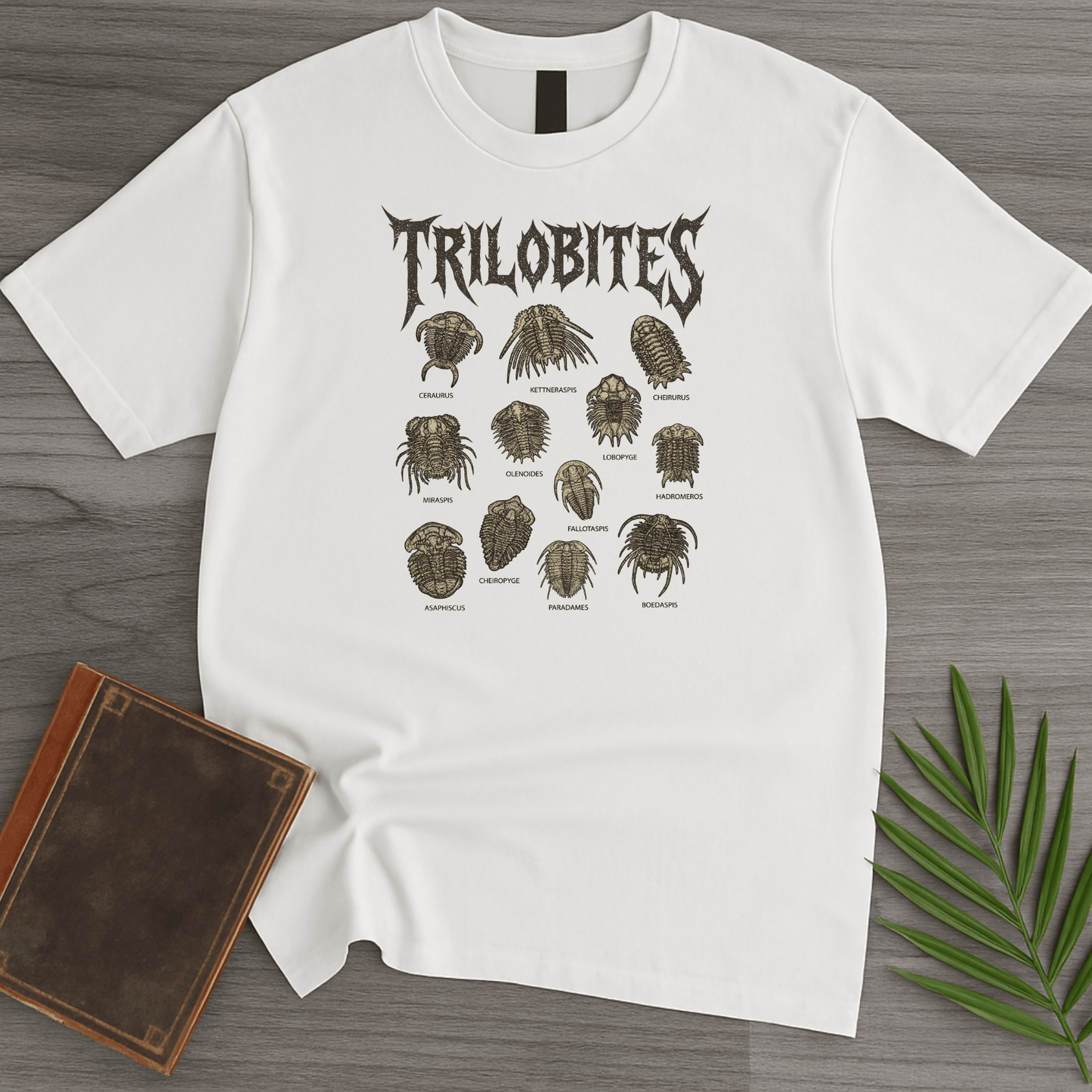 T-Shirt White / S Metal Trilobites T-Shirt