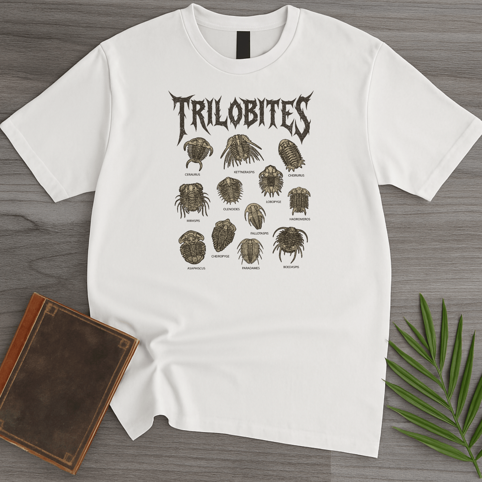 T-Shirt White / S Metal Trilobites T-Shirt