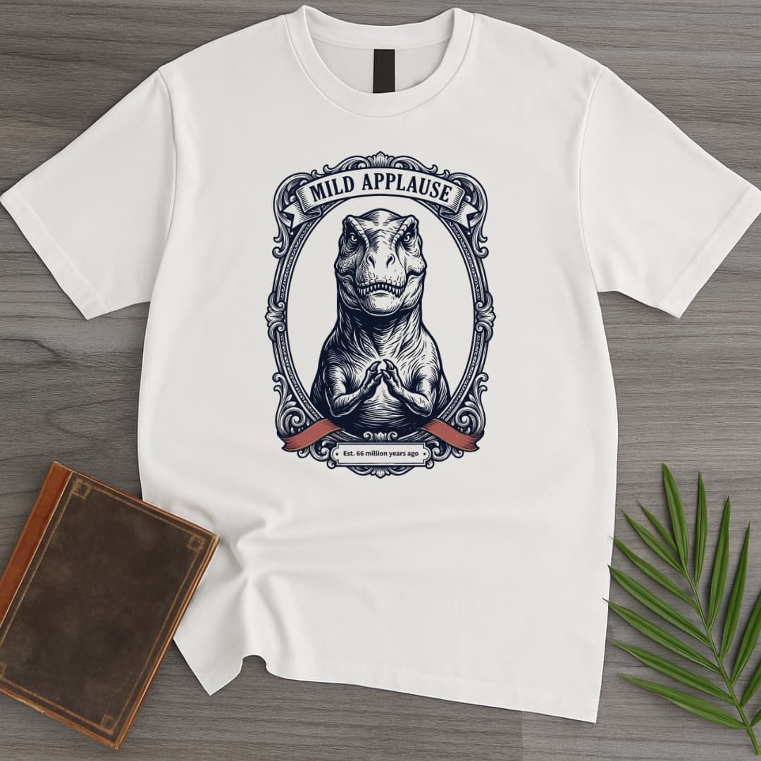 T-Shirt White / S Mild Applause T. Rex Clap T-Shirt