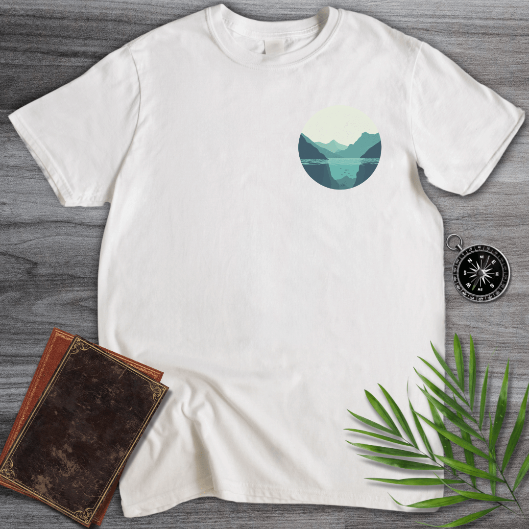 T-Shirt White / S Minimalist Mountain Patch T-Shirt