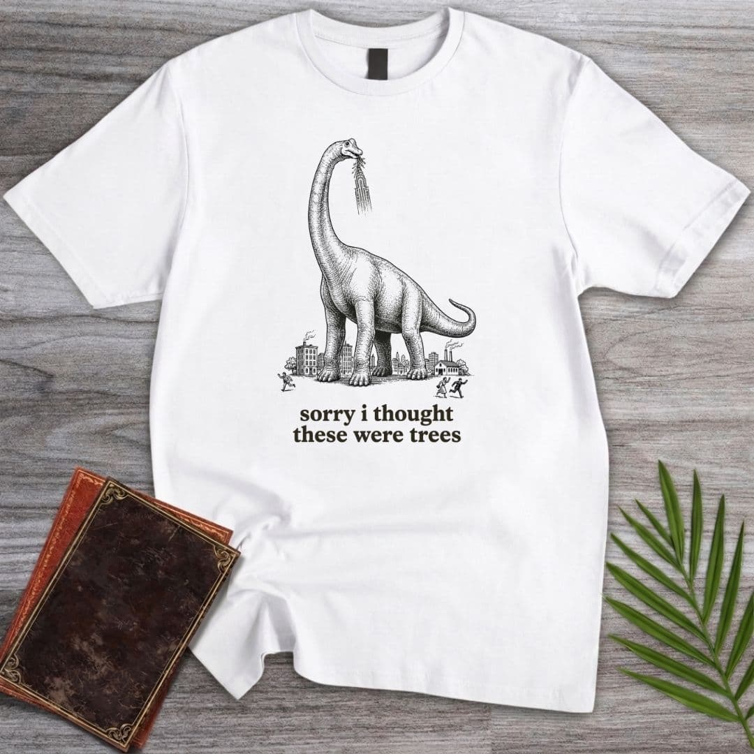 T-Shirt White / S Modern Dinosaur Problems T-Shirt