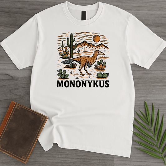 T-Shirt White / S Mononykus Desert Long Owl T-Shirt