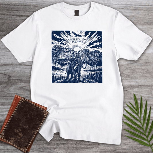 T-Shirt White / S Mount Rushmore American 250th T-Shirt