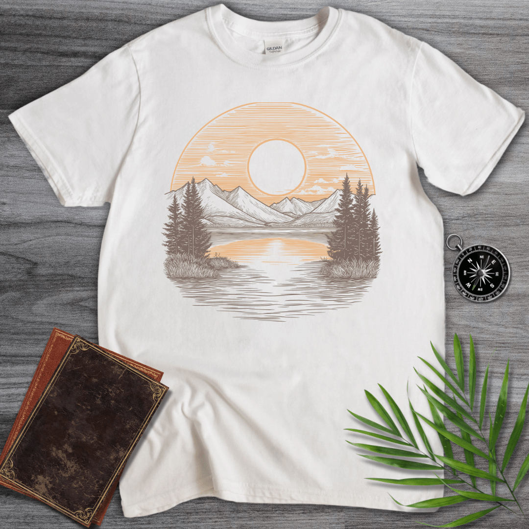 T-Shirt White / S Mountain Eclipse T-Shirt