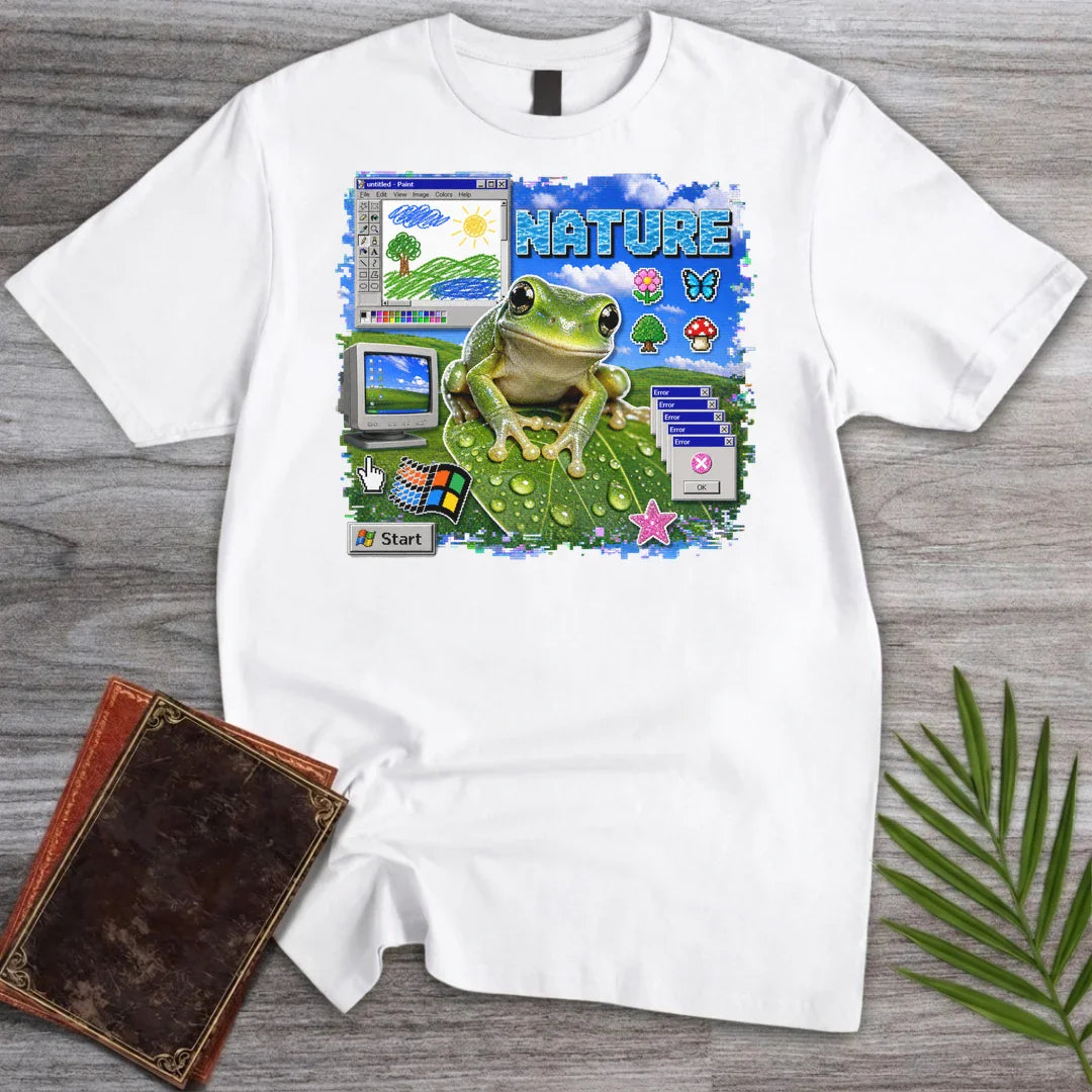 T-Shirt White / S Nature.exe Frog T-Shirt
