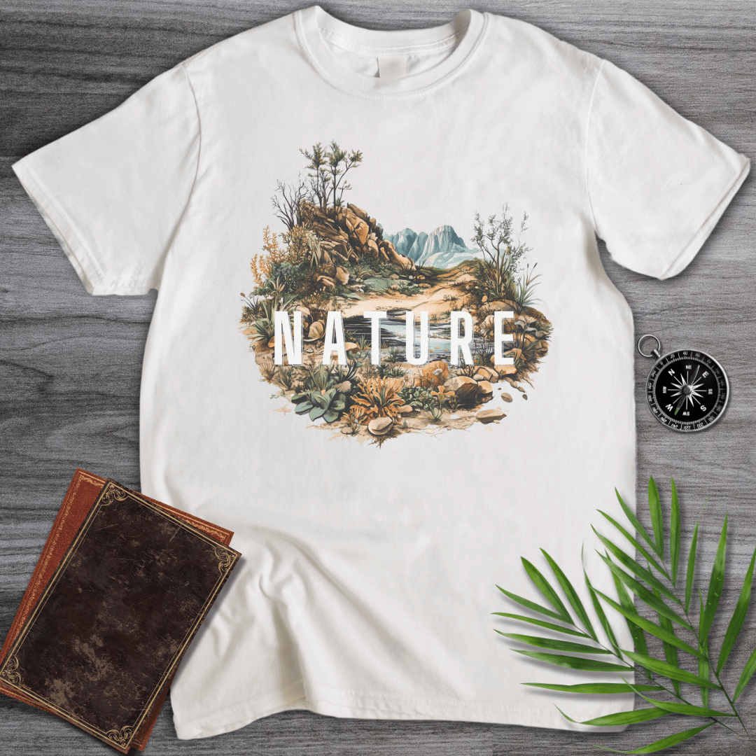 T-Shirt White / S NATURE: Landscape Oasis T-Shirt