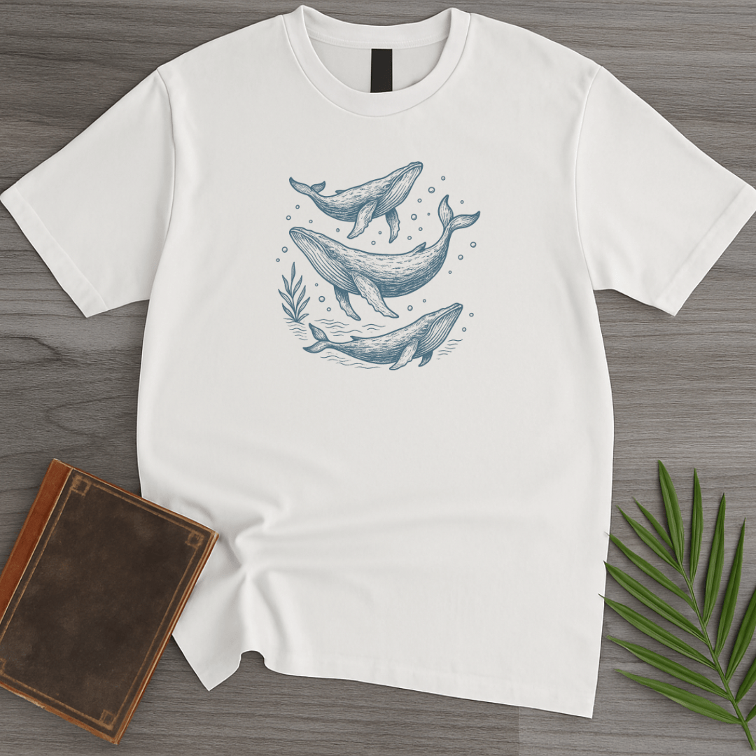 T-Shirt White / S Oceanic Whale Mammal T-Shirt