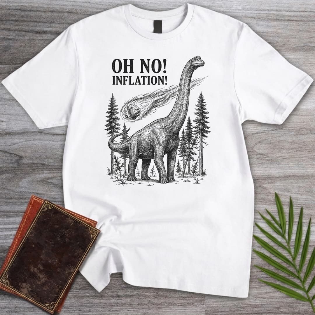 T-Shirt White / S Oh No! Inflation! T-Shirt