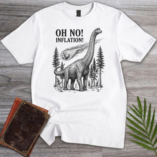 T-Shirt White / S Oh No! Inflation! T-Shirt