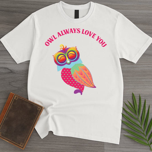 T-Shirt White / S Owl Always Love You T-Shirt (Doobie)
