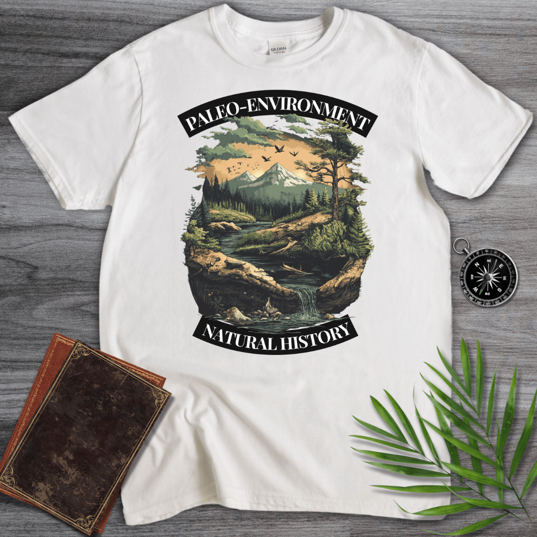 T-Shirt White / S Paleo-Environment: Natural Landscape T-Shirt