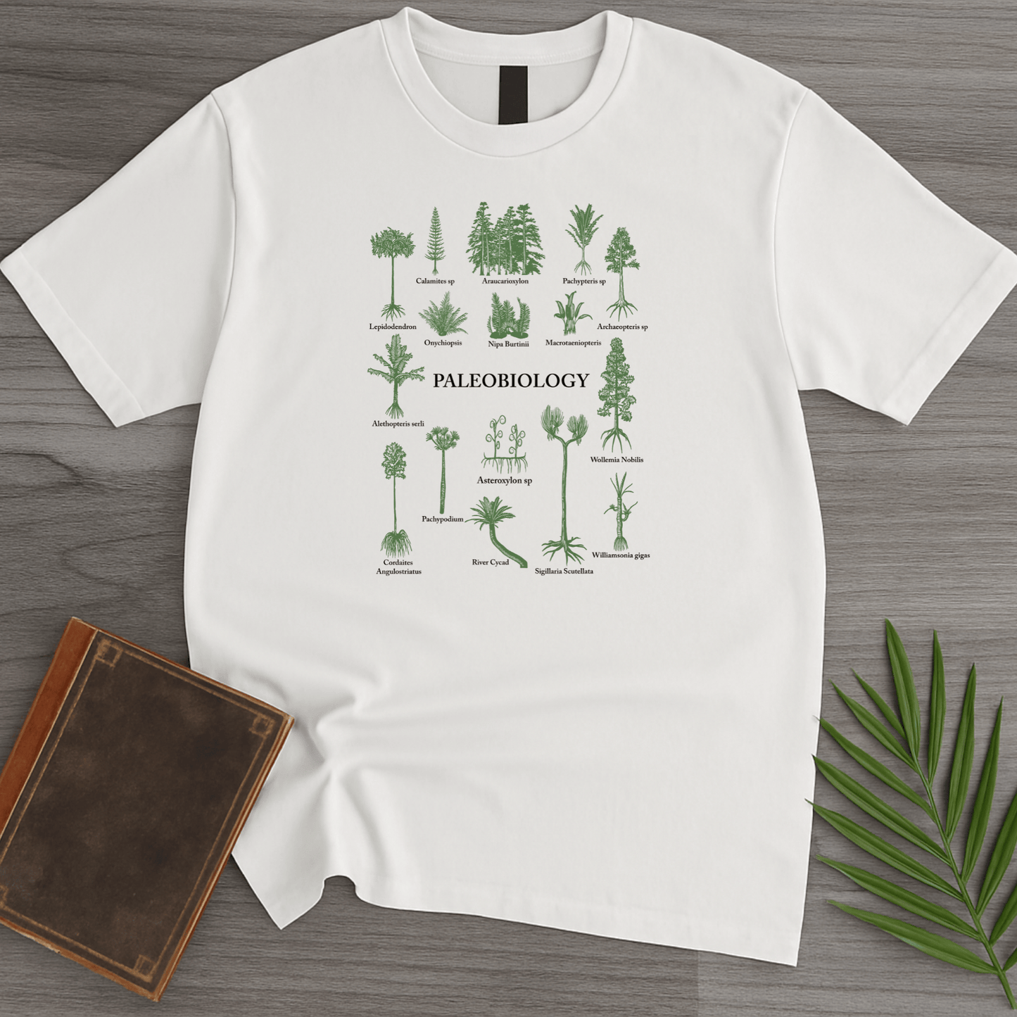 T-Shirt White / S Paleobiology Prehistoric Plants T-Shirt