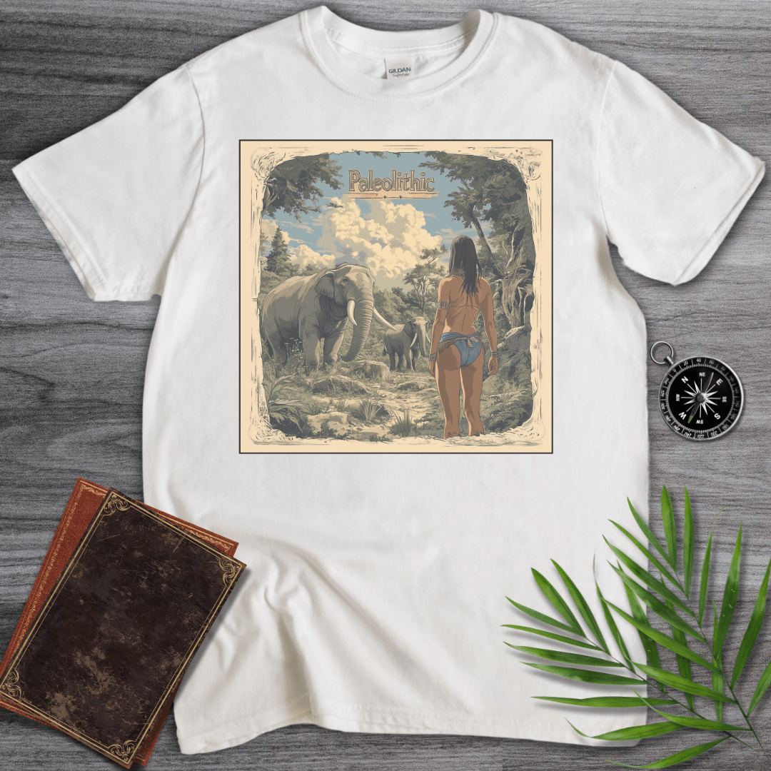 T-Shirt White / S Paleolithic Legends, Prehistoric Living T-Shirt