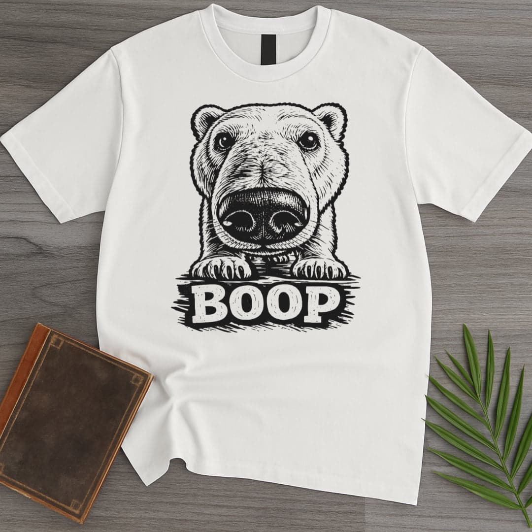 T-Shirt White / S Polar Bear Boop T-Shirt