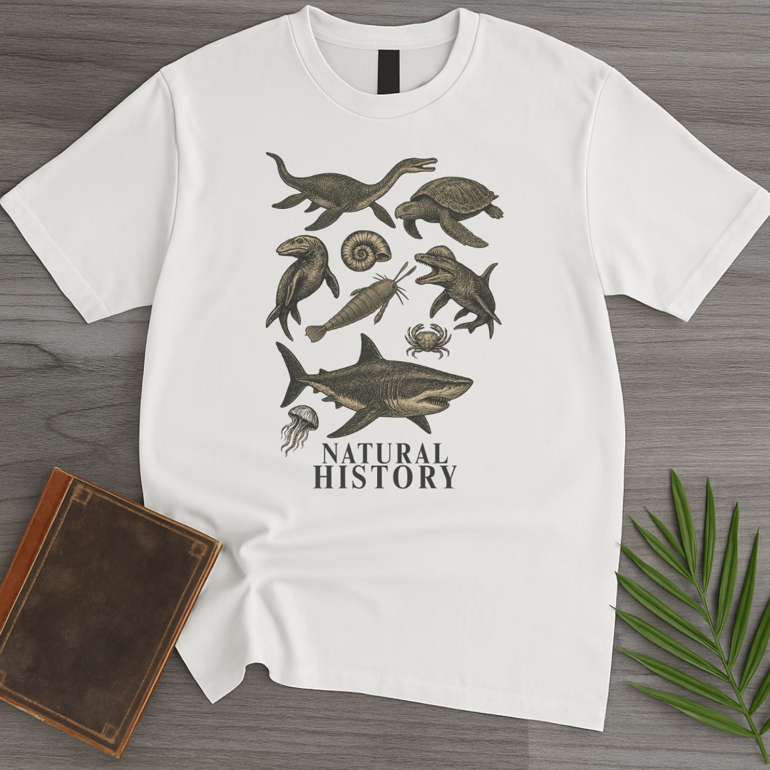 T-Shirt White / S Prehistoric Sea Monsters T-Shirt