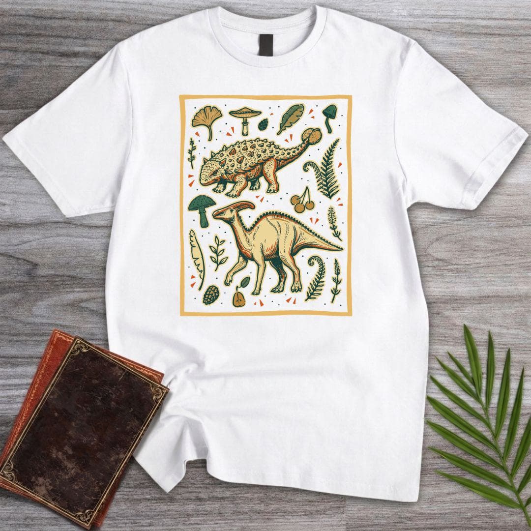 T-Shirt White / S Prehistoric Veggie Eaters T-Shirt