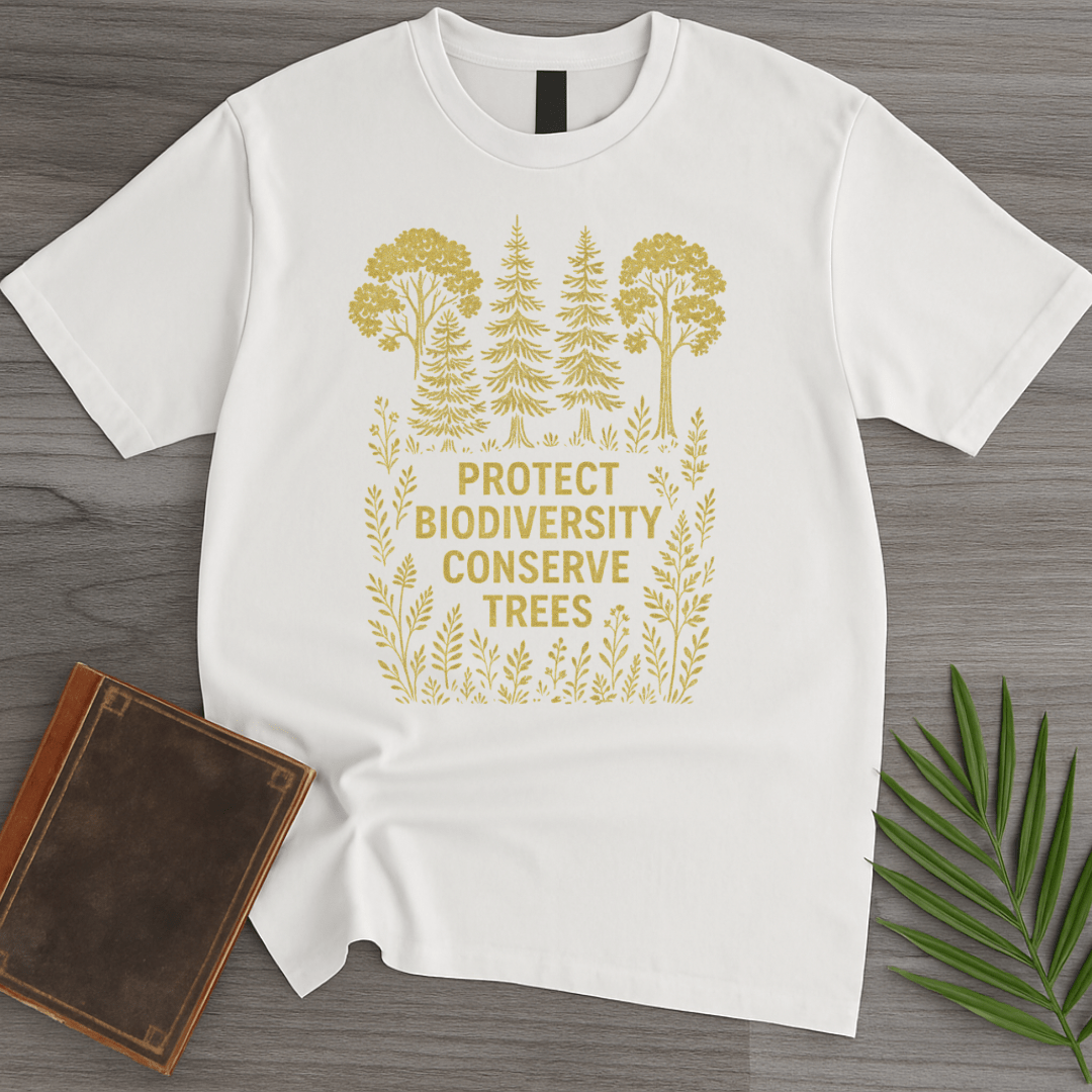 T-Shirt White / S Protect Biodiversity: Conserve Trees T-Shirt
