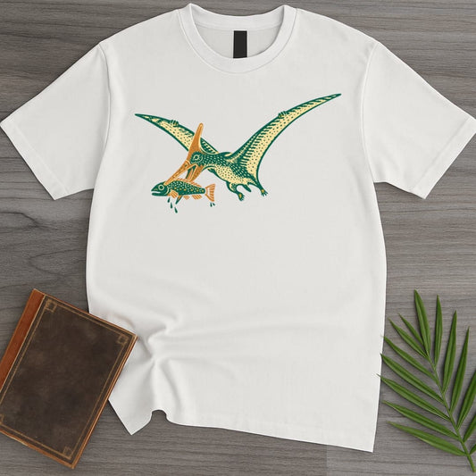 T-Shirt White / S Pteranodon Fish Snatcher T-Shirt