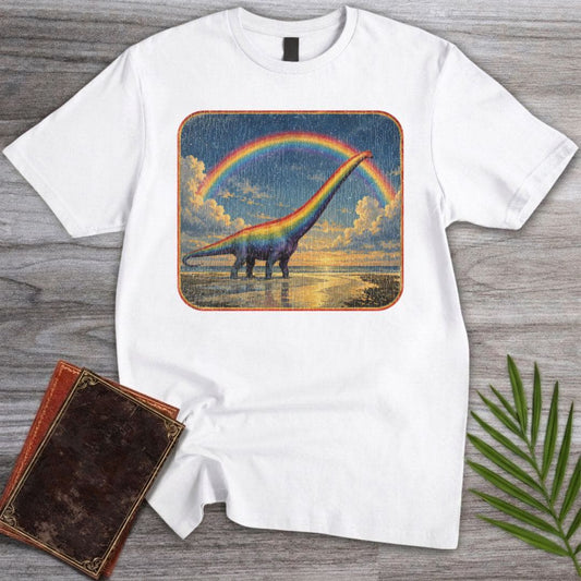 T-Shirt White / S Rainbow Sauropod T-Shirt