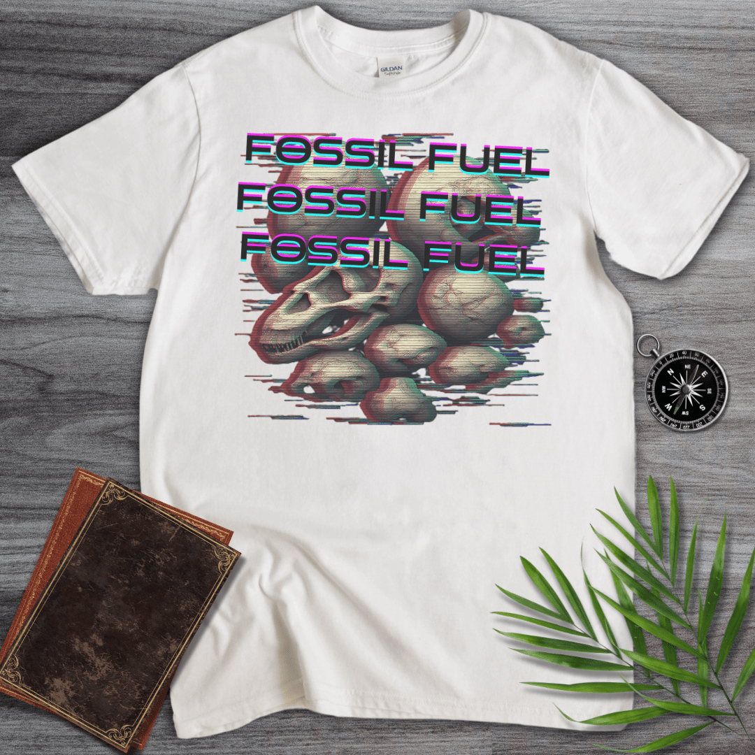 T-Shirt White / S Retro Fossil Fuel T-Shirt