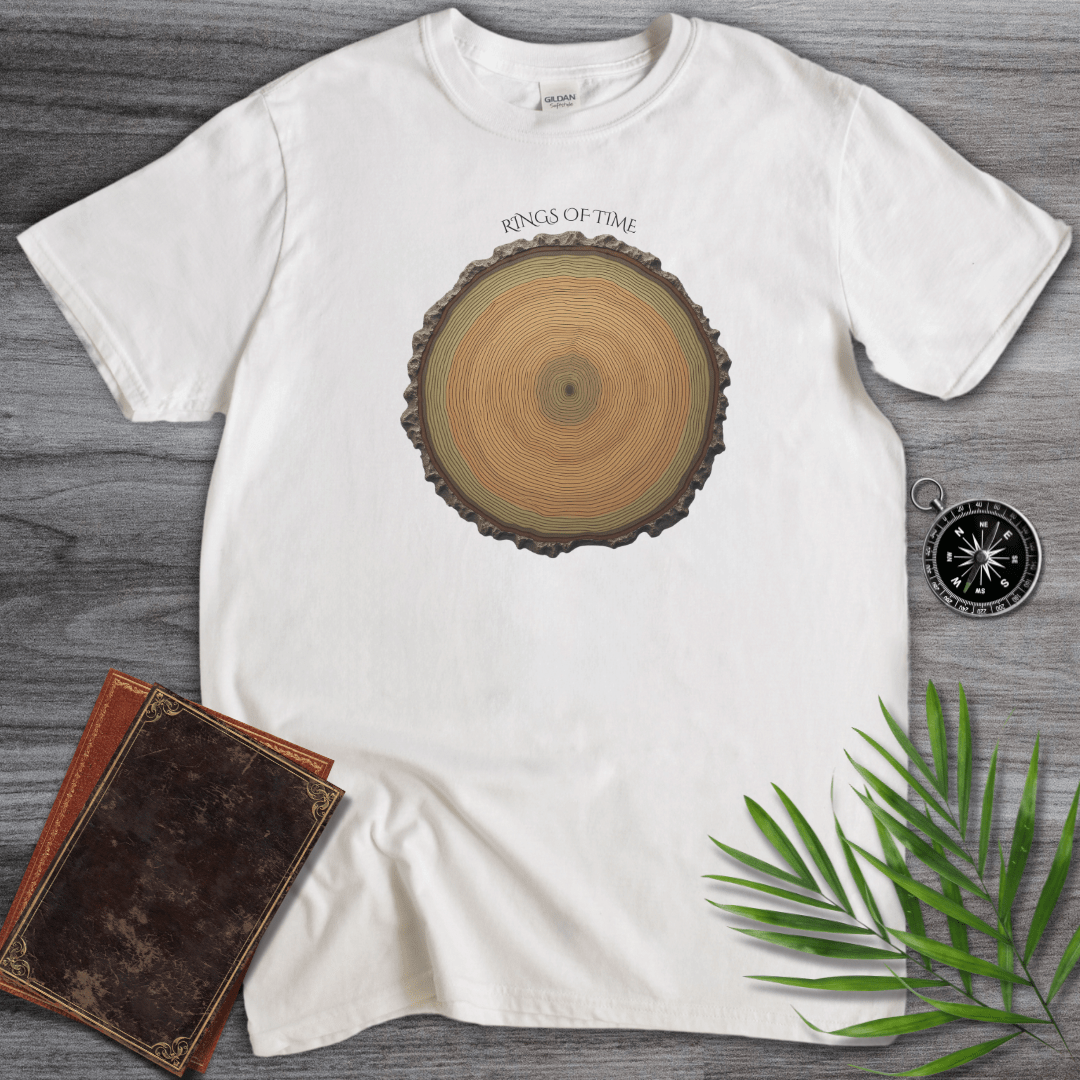 T-Shirt White / S Rings of Time: Tree Rings T-Shirt