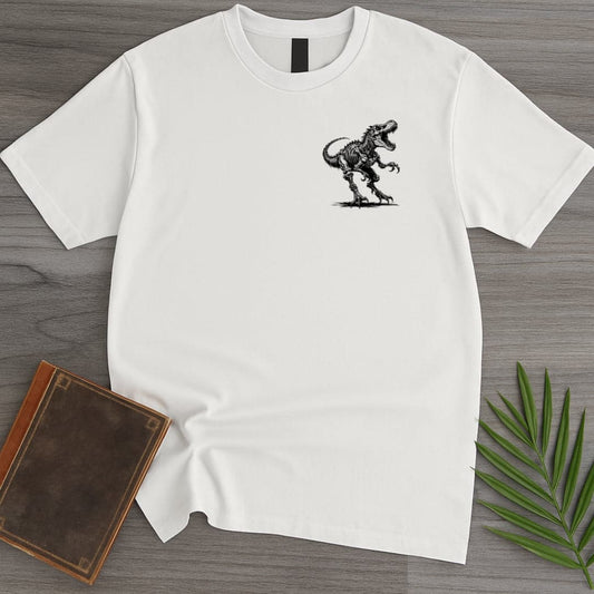T-Shirt White / S Roaring Skeleton Tyrant T-Shirt