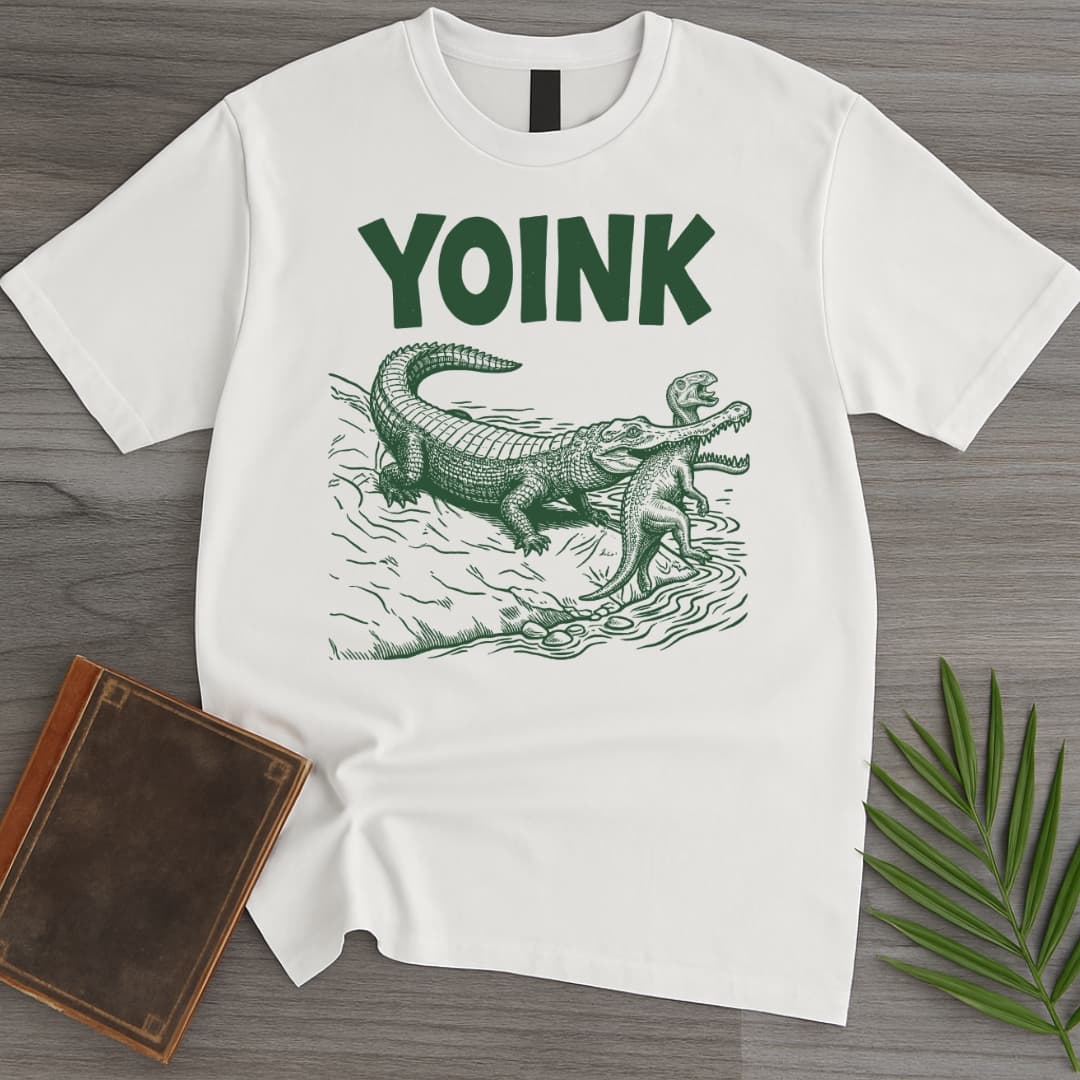 T-Shirt White / S Sarcosuchus Cretaceous Yoink T-Shirt