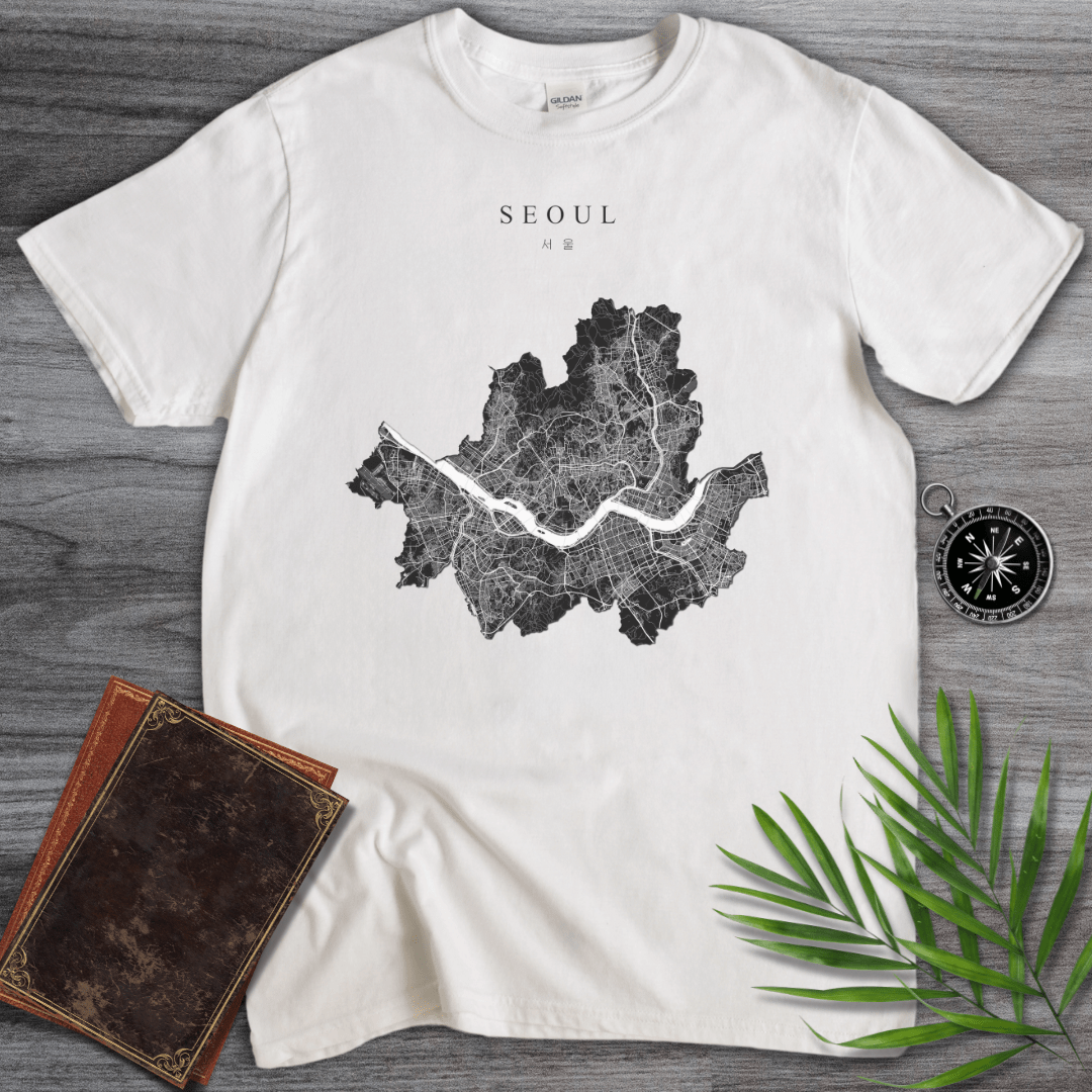 T-Shirt White / S Seoul Map T-Shirt