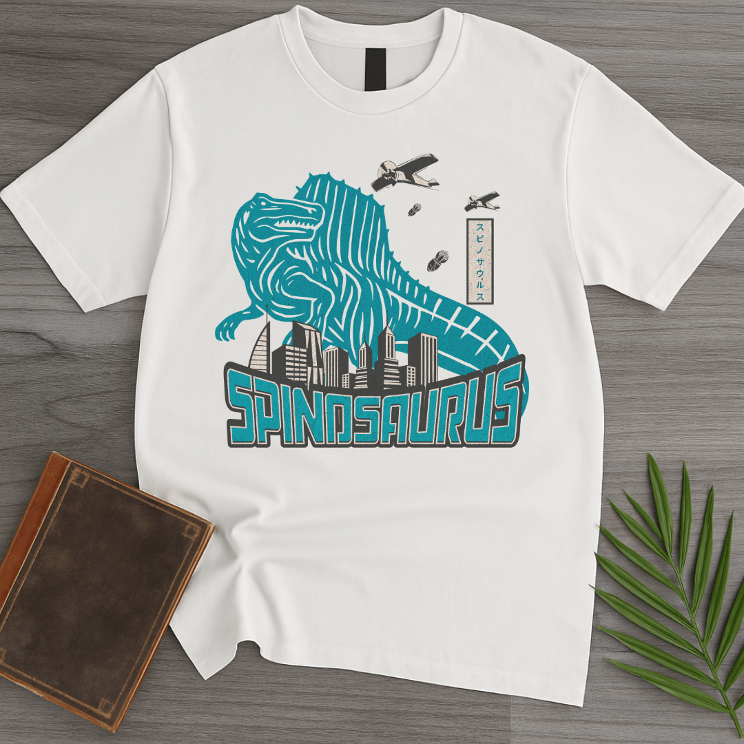 T-Shirt White / S Spino Attack: Vintage Japanese T-Shirt