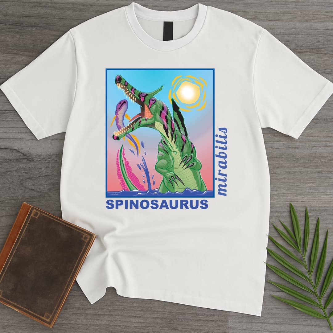 T-Shirt White / S Spinosaurus - River Phantom Strike T-Shirt