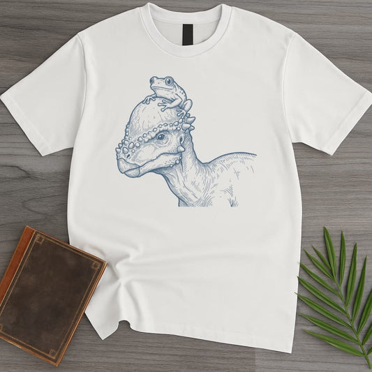 T-Shirt White / S Stalwart Frog Pachycephalosaurus T-Shirt