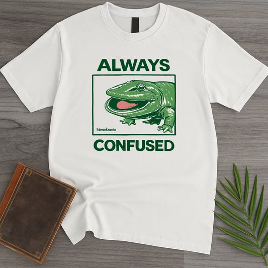 T-Shirt White / S Stenokranio Always Confused T-Shirt