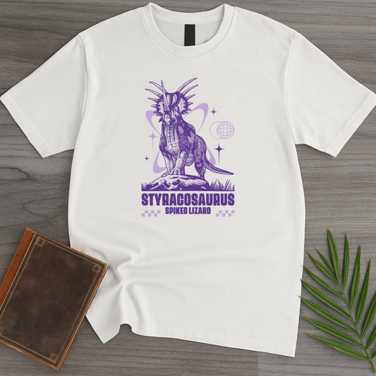 T-Shirt White / S Styracosaurus Vintage 2YK T-Shirt