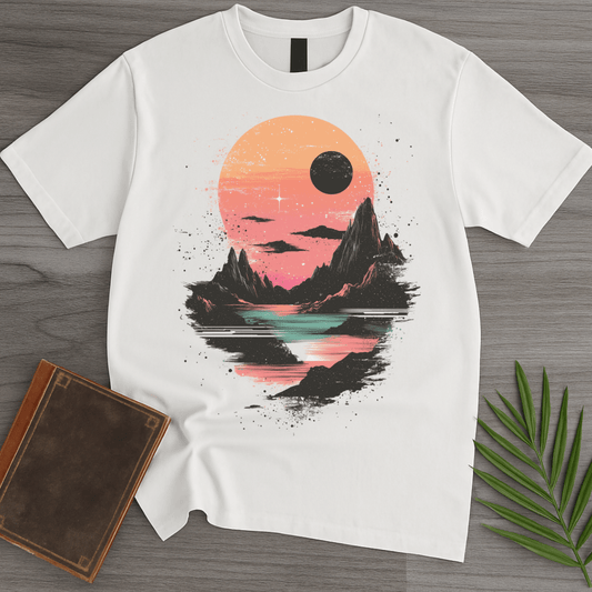 T-Shirt White / S Sunset Over Peaks T-Shirt