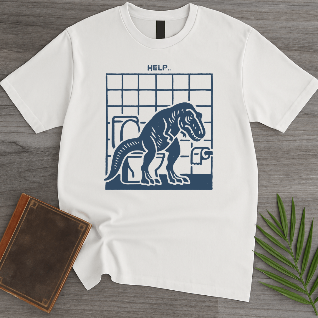 T-Shirt White / S T-Rex Hands Need Help T-Shirt