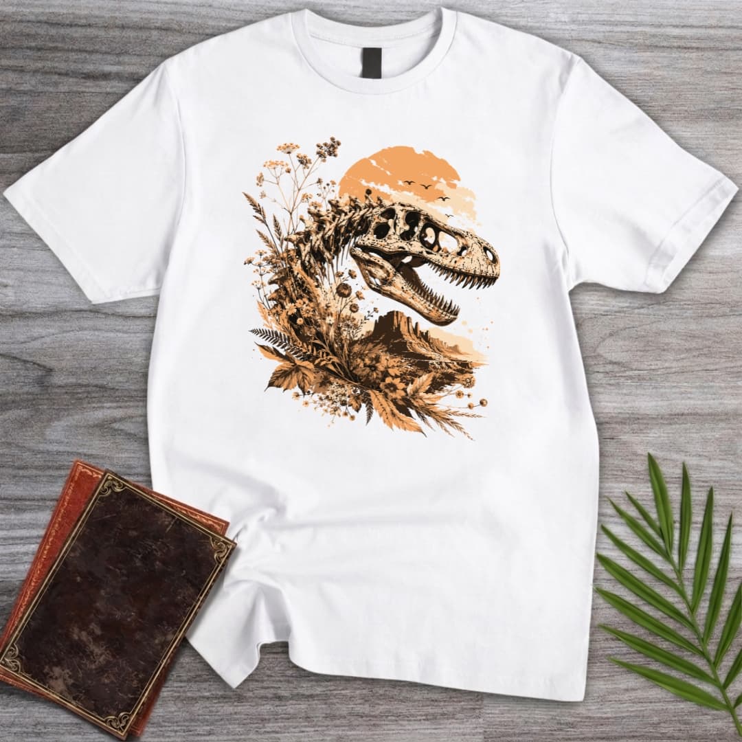 T-Shirt White / S T.rex Mountain Fossil T-Shirt