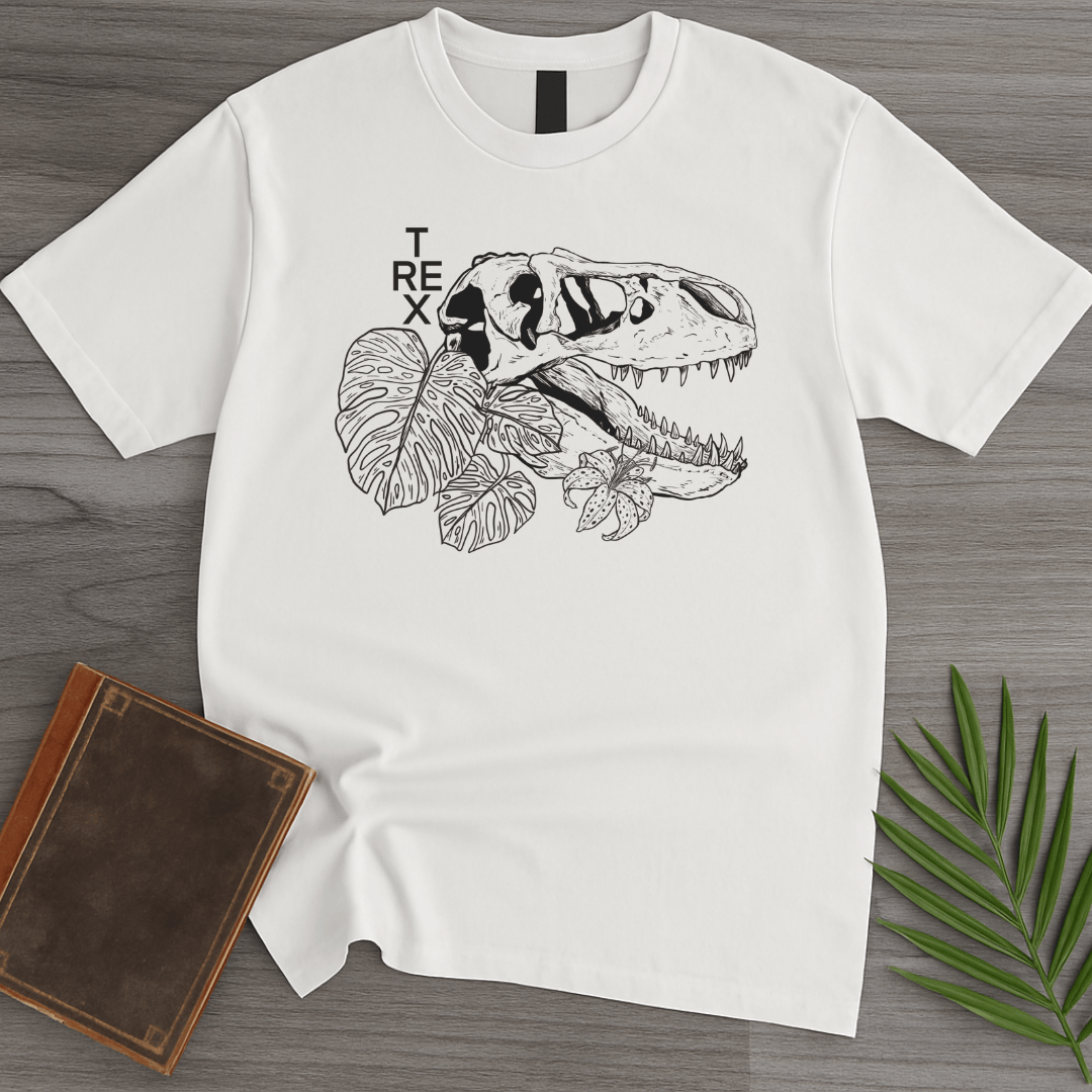 T-Shirt White / S T. Rex Regalia T-Shirt (farkas.art)