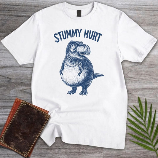 T-Shirt White / S T.rex Stummy Hurt T-Shirt
