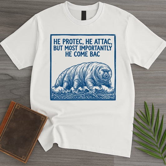 T-Shirt White / S Tardigrade Protec & Attac T-Shirt