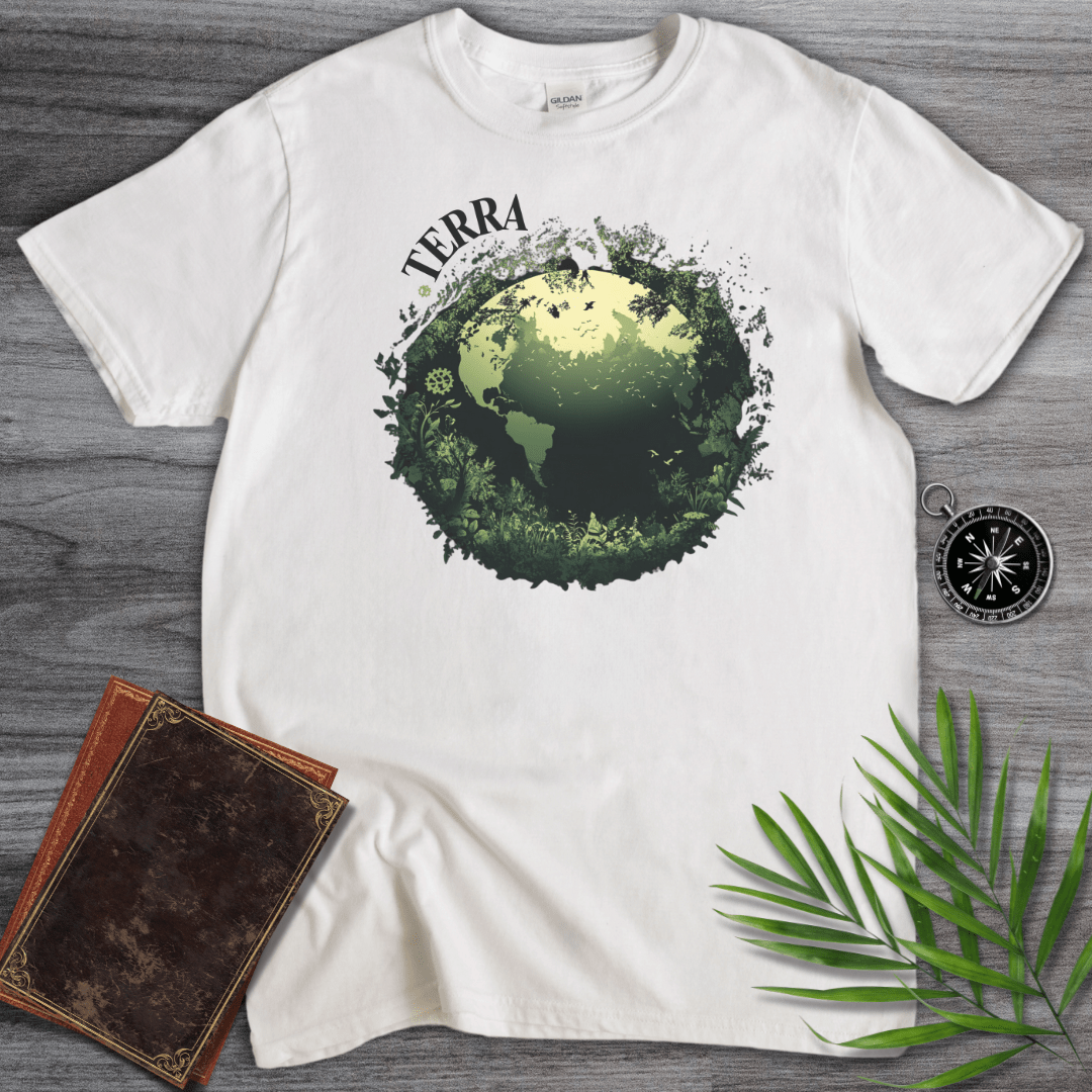 T-Shirt White / S Terra, Green Earth Graphic T-Shirt