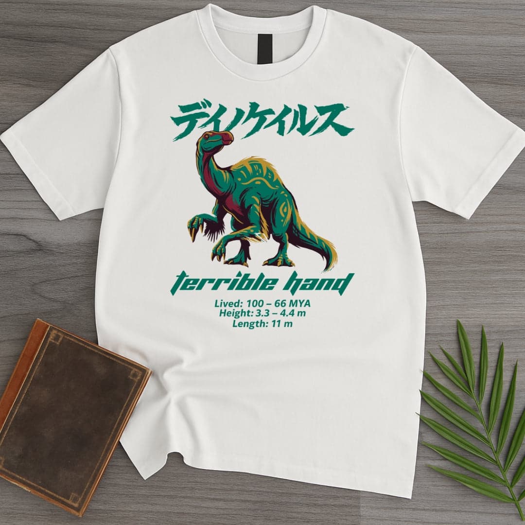 T-Shirt White / S Terrible Hand Deinochierus T-Shirt