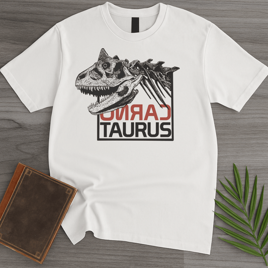 T-Shirt White / S The Bull-Like Carnotaurus T-Shirt (farkas.art)