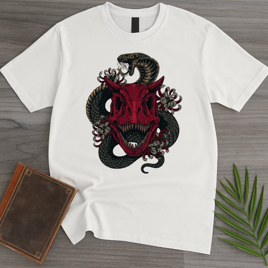 T-Shirt White / S The Demon Dinosaur T-Shirt