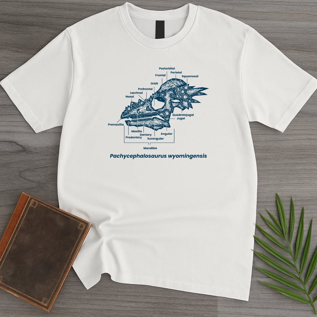 T-Shirt White / S The Head of Pachycephalosaurus T-Shirt